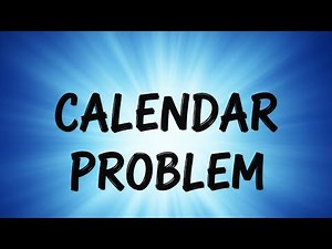 Calendar problem 🫰#cseb #psc