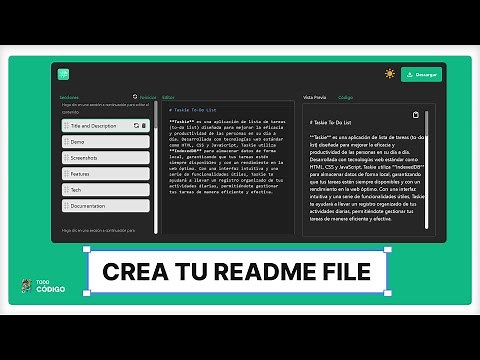CREA UN ARCHIVO README PERSONALIZADO PARA TUS PROYECTOS DE GITHUB EN MINUTOS