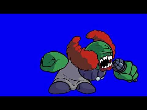 FNF Tricky blue screen