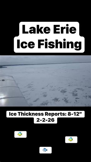Lake Erie is alive this winter! Ice fishing season is thriving on the lake - check out this video from the air! Hundreds of fisherman are out on the ice that has been widely measured at 8-12” deep off the west coast of Catawba Island. 📸: Island Air Taxi | Meteorologist Ryan Wichman