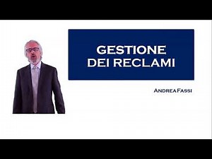 La Gestione dei Reclami