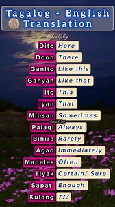 T.E Phrases Translation #reelschallenge #translationchallenges #wordstranslation #phrasesinenglish #tagalogenglishtranslation #fblifestyle | Rhea'SVlog