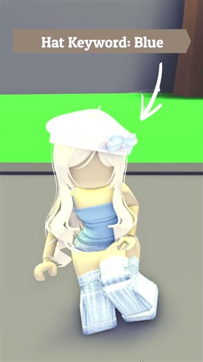 Blueberry Themed Outfit Idea 🫐 Roblox Adopt Me! #migite #roblox #adoptme #outfit #shorts #blueberry