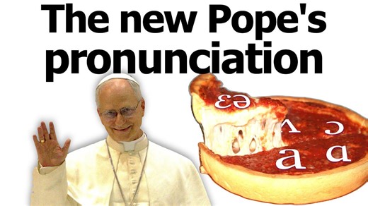The accent of the new Pope Leo XIV!