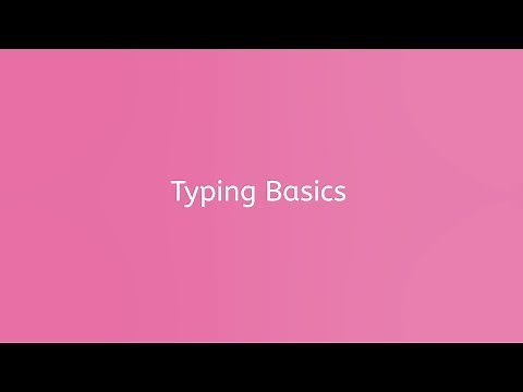 How to Type