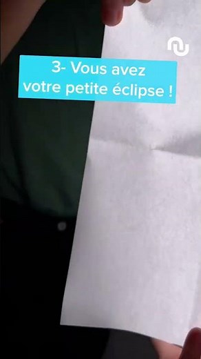 Astuce : comment voir une éclipse sans lunettes ? #shorts
