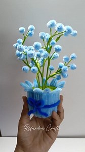 Tutorial pot bunga simpel dan cantik dari kawat bulu #tutorialpotbungasimple#kawatbulu#kreatif#inspirasi#ide#kerajinantangan | Resti Fitriani