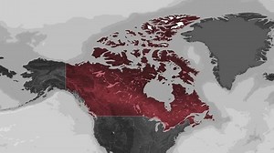 Ampliando o Canadá em um mapa-múndi: vídeo stock (100% livre de direitos) 3816250623 | Shutterstock