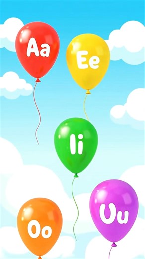 Learn Vowels A E I O U | Vowels Song #cocomelon #toddlerlearning #shorts