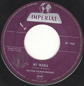 The Four Tielman Brothers - My Maria