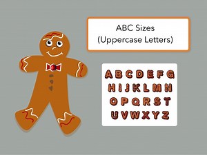 ABC -  Sizes (Upper Case Letters)