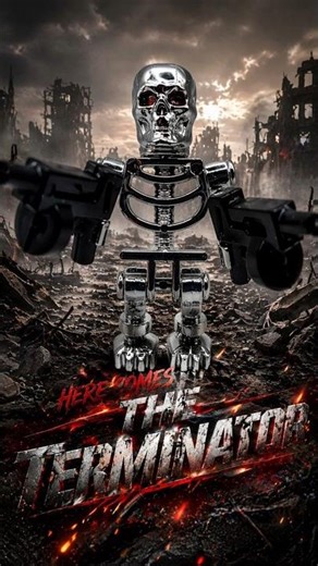 Lego Custom Minifigur The Terminator T 800 / Unofficial Minifigure