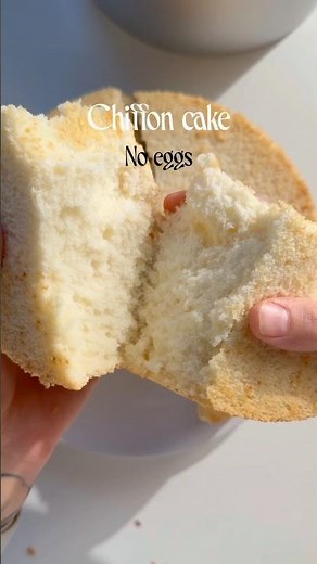 Vegan chiffon cake