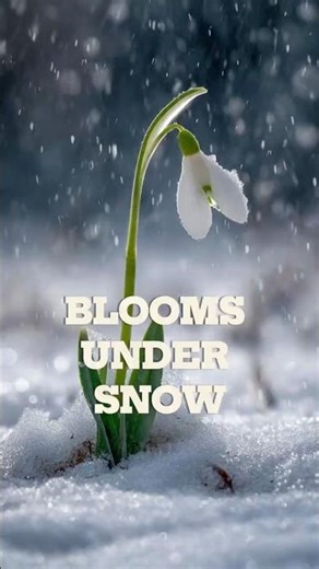 How Snowdrops Bloom Before Winter Ends ❄️