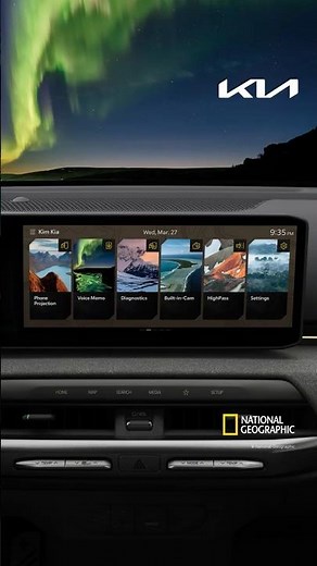 Kia Connect Store | National Geographic Display Themes Landscapes