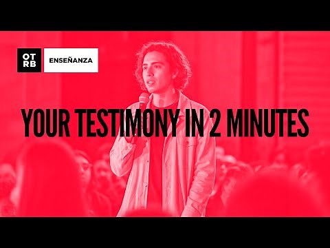 Your Testimony in 2 minutes – ONTHEREDBOX