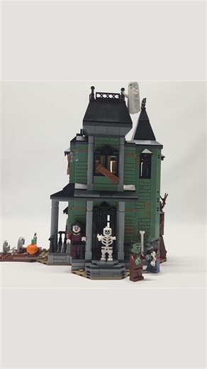 I Destroyed The LEGO Hunted House! #legoproducts #lego #speedbuild #hauntedhouse #legoconstruction