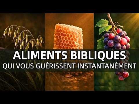 20 super-aliments bibliques qui vous guériront instantanément