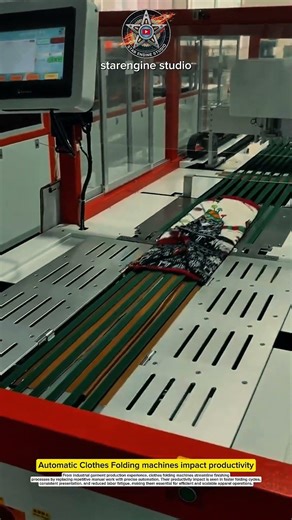 Automatic Clothes Folding machines impact productivity #machines
