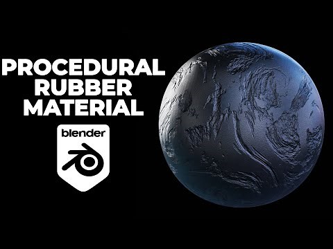 Rubber material in Blender