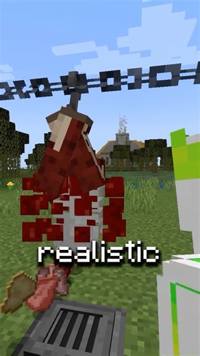 What if food was realistic in minecraft...