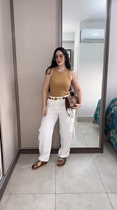 17K views · 2.8K reactions | O combo perfeito para calça branca existe e eu posso provar 懶‍奈 Pede os link no comentário  Encontrei no Mercado Livre: ✨Calça jogger: STEMED-T30F ✨Capri segunda pele: ✨Regata canelada: STEMED-ZKUM ✨Cinto: STEMED-EX7P @mercadolivremoda @mercadolivreafiliadosbr @mercadolivre #OMelhorDaBeleza #MercadoLivreModa #arrumesecomigo #lookdodia #grwm #truquedeestilo #lookinspiração | Stella Medeiros | Facebook