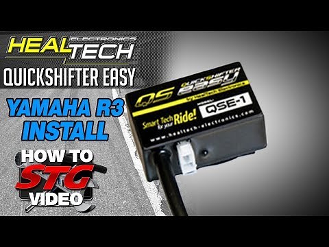 How to Install a HealTech Yamaha YZF-R3 15-17 QuickShifter Easy from Sportbiketrackgear.com