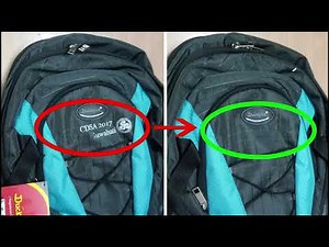 Removing Conference Logos from Bags