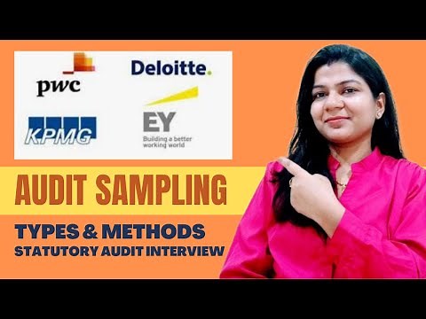 Audit Sampling | Types and Methods | Statutory Audit Interview question | Big 4 Interview Question