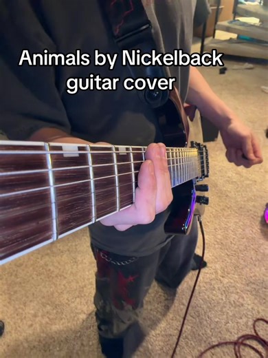 we’re sittin in the back, and we just started gettin busy when she whispered “what was that?” 🧔🏻‍♀️#nickelback #animals #guitar