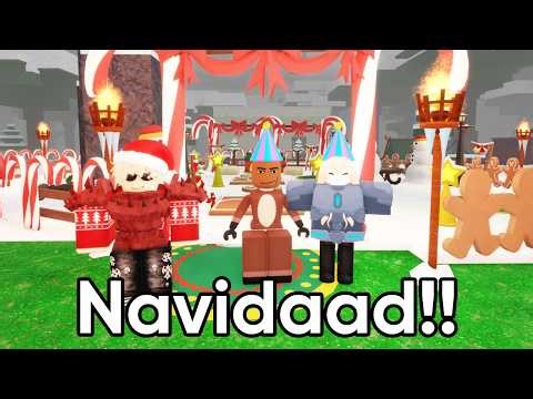 CONTRUIMOS una MEGA DECORACION NAVIDEÑA CERCA del CIERVO en 99 NOCHES en el BOSQUE!! 🔪💀