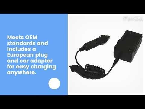 Panasonic HDC-TM55 Replacement Battery (2-Pack, 2200mAh) and Charger