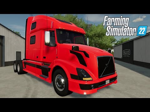 FS22 - VOLVO VNL 780 American Truck Mod for Farming Simulator 2022