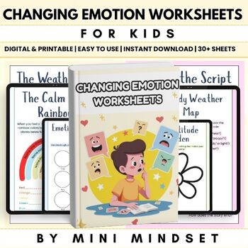 Changing Emotions Worksheets | Social Emotional Learning (SEL) Activities | CBT