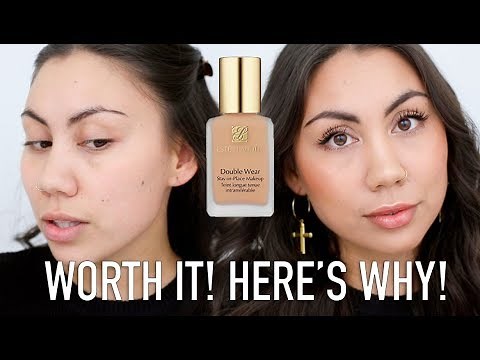 Estee Lauder Double Wear Foundation Makeup DEMO/REVIEW