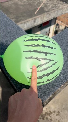 Experiment: Will a water balloon explode if it rolls down a tall building? 💥🎈 #balloon