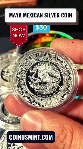 💎 Mexican Coin / Aztec Calendar / Silver Coin: Apmex | #Coinusmint #Maya #Mexican #Coin #Aztec