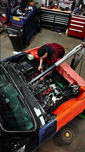 Here's a short timelapse of the engine removal on our Chevy C10