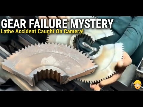 Lathe Gear EXPLODES on Camera! The Truth Behind the Failure (More dramatic, focuses on the action)