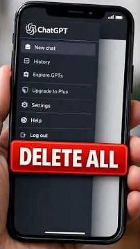 How To Delete ChatGPT History - Quick and Easy