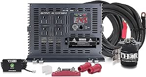 THMS5000, Remote, 1 one ft. Jumper, 10 ft of 4/0 Cable, 500 Amp Fuse with Block and 500 Amp Isolator