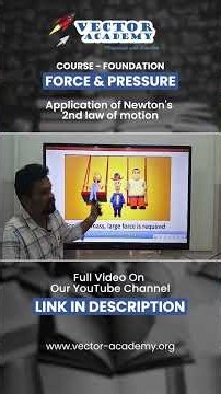Applications of Newton’s 2nd Law | Physics Shorts #shorts