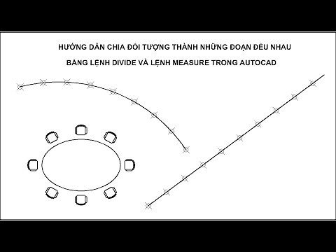 HOW TO USE DIVIDE AND MEASURE COMMAND TO DISTRIBUTE OBJECTS EQUALLY IN AUTOCAD
