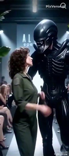 kissing in the stage (Alien movie Cast)