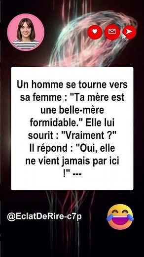 Belle mere 😂💏 #blagues #humour #comédie #rire #drôle #marrant #france #shorts #youtube