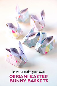 Origami Easter Bunny Baskets — Gathering Beauty