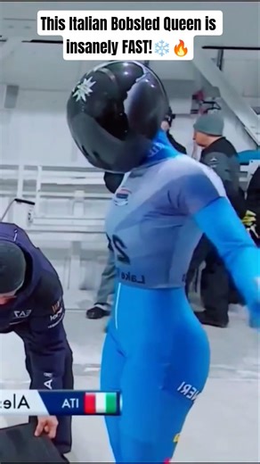 This Italian Bobsled Queen is insanely FAST!❄️🔥