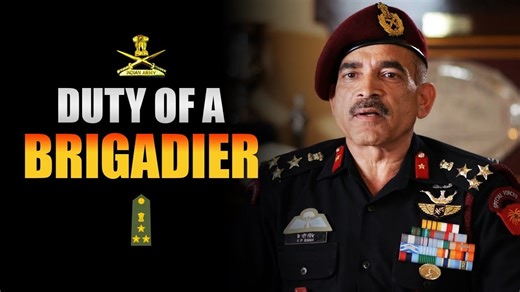 Duty of a Brigadier in the Indian Army