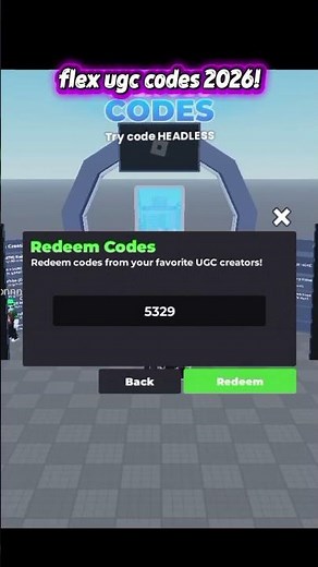 *NEW* ALL WORKING CODES FLEX UGC IN JULY 2026 ROBLOX FLEX UGC CODES 2026!