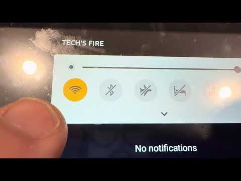 Turning off Wi-Fi on the Amazon Fire Tablet